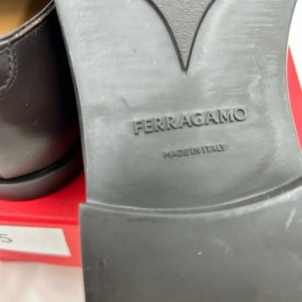Men's Salvatore Ferragamo Fosco Leather Oxford's size 9E made in Italy